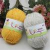 3-Piece Tricolor Acrylic Yarn with Gold Thread, 50 g, Color 04 view 2