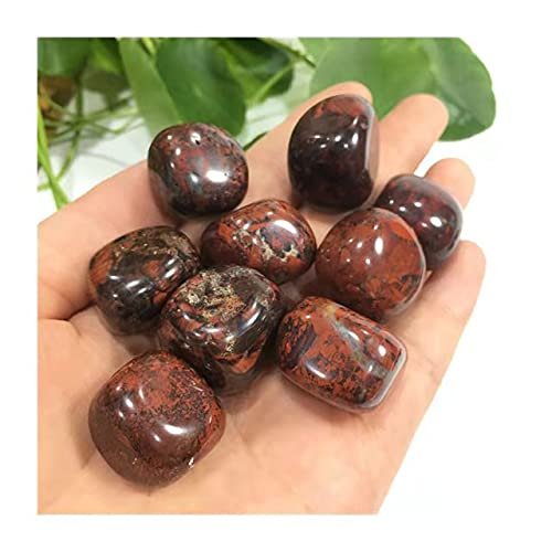 NWPNLXEA Red Chicken-Blood Tumbled Crystals, 200 g, 17–22 mm, Home Decor