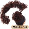 Long Synthetic Curly Messy Bun Hair Extension view 2