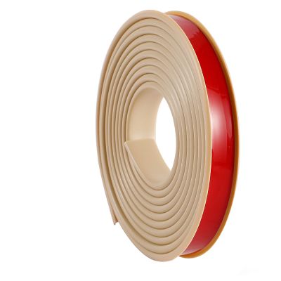 Self-Adhesive TPE Furniture Edge Band, Beige, 20 m, 2.8 cm (Size: 4 cm)
