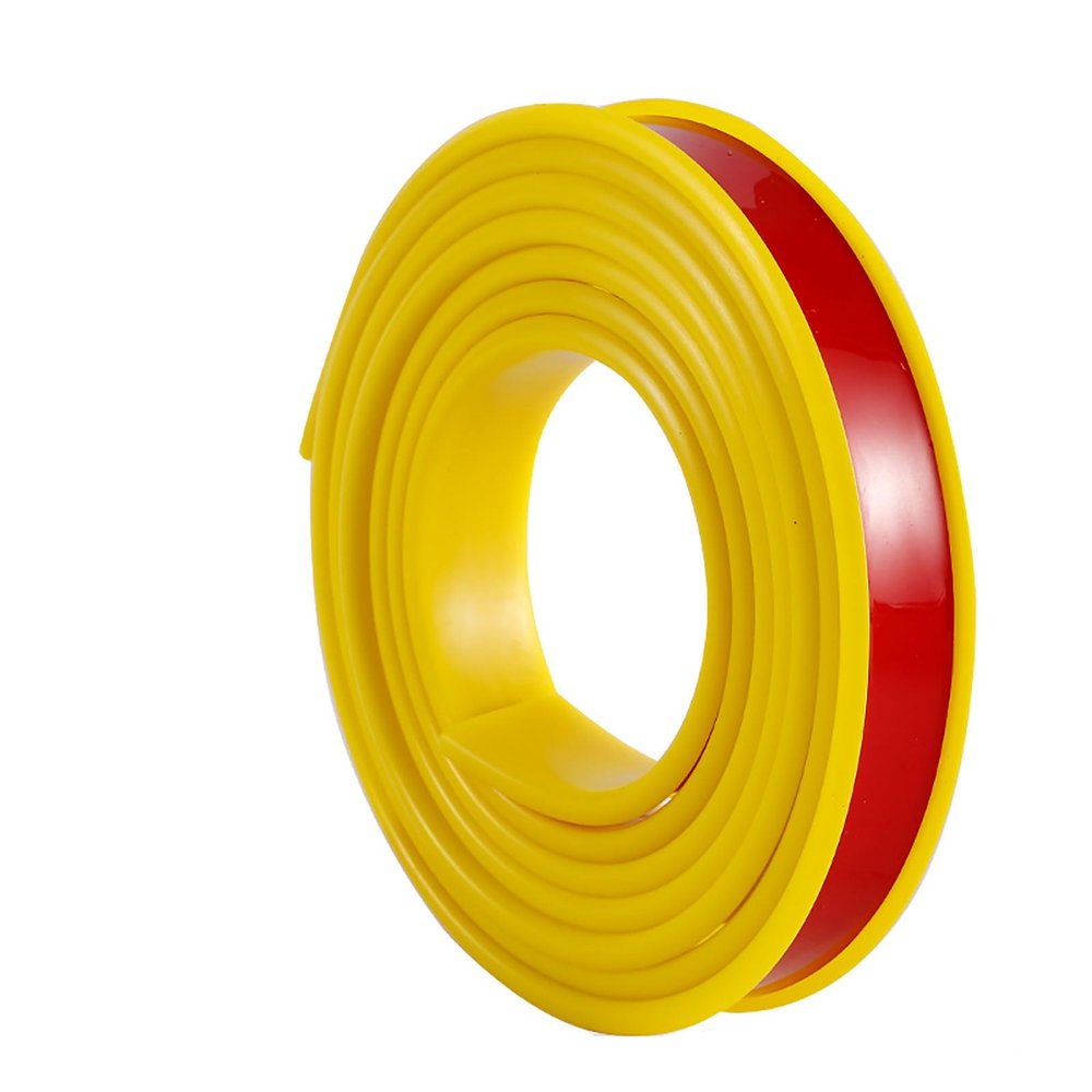 Self-Adhesive U-Shaped Furniture Edge Band, Yellow, 10 m, 0.9 cm (Size: 1.6 cm)