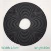 Self-Adhesive U-Shaped Furniture Edge Band, Yellow, 10 m, 0.9 cm (Size: 1.6 cm) view 2