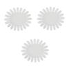 MAGICLULU 3 Sets Sunflower-Shaped Acrylic Nail Display Boards, 10 Pieces Each view 1