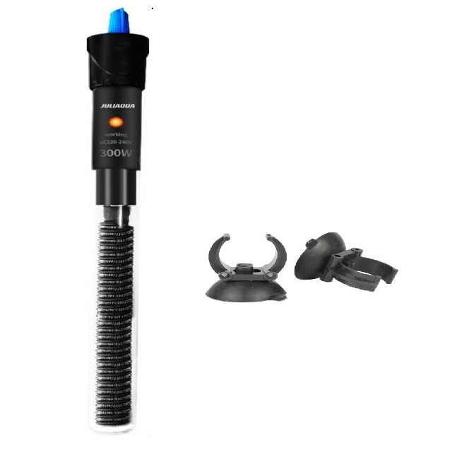 JULIAQUA Aquarium Heater, External Heater for Freshwater Aquariums, Thermostatic Heating Element (300 W)