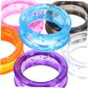 MAGICLULU 48-Piece Silicone Scissor Finger Rings for Hairdressing and Pet Grooming view 3