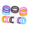 MAGICLULU 48-Piece Silicone Scissor Finger Rings for Hairdressing and Pet Grooming view 4