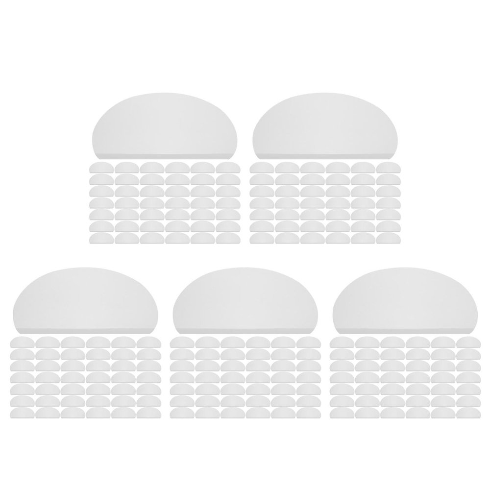 MAGICLULU 250-Piece Transparent PVC Eye Shields for Haircuts and Facial Treatments