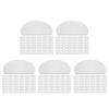 MAGICLULU 250-Piece Transparent PVC Eye Shields for Haircuts and Facial Treatments view 1