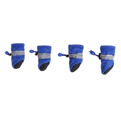 Sosoport Waterproof Dog Boots - XXL Blue (4 Pack)
