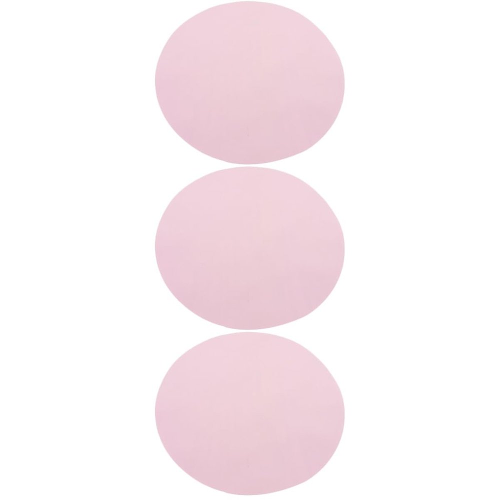 Kisangel 3-Pack Round Silicone Pet Feeding Mats, Waterproof