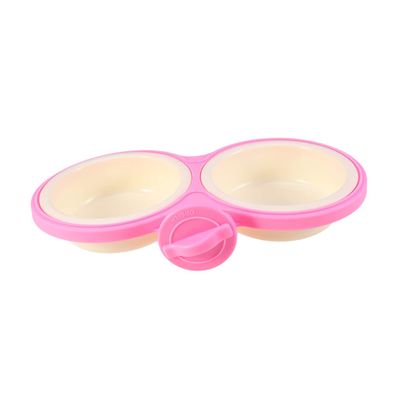 Sosoport Hanging Double Pet Bowl for Dogs and Cats