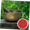 HEMOTON 5-Piece Nepalese Singing Bowl Mat Set, Handmade Cushions for Meditation view 2