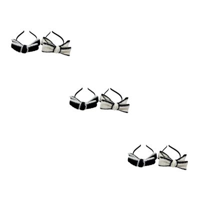 MAGICLULU 3 Sets of Luxury Large-Bow Headbands for Women and Girls, Elegant Fashion Accessory, 2 Pieces × 3