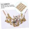 Kisangel Cat Hammock - Cotton & Linen view 4