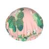 Tropical Cactus Women's Luxury Adjustable Shower Cap view 1