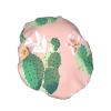 Tropical Cactus Women's Luxury Adjustable Shower Cap view 2