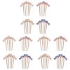 MAGICLULU 3-Piece Sets with Crystal Hair Combs, Women's Accessories for Weddings, Brides and Proms, 4 Pieces x 3 view 4