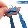 Sosoport 5-Piece Outdoor Turtle Leash Set, Adjustable Reptile Harnesses and Training Leads view 4