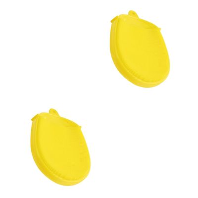 Healvian 2-Piece Silicone Bath Cleaning Brush Set