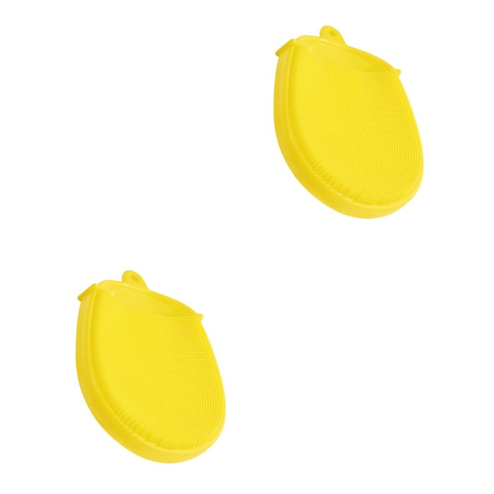 Healvian 2-Piece Silicone Bath Cleaning Brush Set