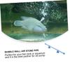 Happyyami 10-Inch Aquarium Bubble Wall Air Tube with Suction Cup, Durable Hard Plastic and Rubber view 2