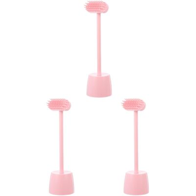 Happyyami 3-Piece Scratch Brush Massage Grooming Comb for Cats and Dogs