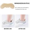 Removable Shoe Heel Pads, Heel Patches to Reduce Friction and Protect Skin (Black, 8 pcs, 3 mm Thick) view 3