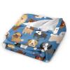 fifbird Puppy Print Throw Blanket, Ultra Soft, Warm, All Seasons view 2