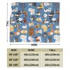 fifbird Puppy Print Throw Blanket, Ultra Soft, Warm, All Seasons view 3