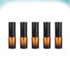 HAPINARY Empty Glass Bottles Set for Oil and Lotion, Reusable with Dispenser, Portable for Travel and Home view 2