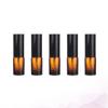 HAPINARY Empty Glass Bottles Set for Oil and Lotion, Reusable with Dispenser, Portable for Travel and Home view 3
