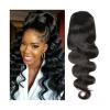 Human Hair Ponytail Extension, Body Wave, Natural Color, Drawstring, 8–26 Inches view 1
