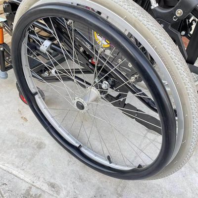 OAUKA Wheelchair Handrim Covers, 22/24 in, Non-Slip Silicone, 1 Pair, Black