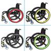 OAUKA Wheelchair Handrim Covers, 22/24 in, Non-Slip Silicone, 1 Pair, Black view 4