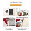 Scratch-Resistant Cat Screen Door with Zipper, White, 90 x 200 cm view 2