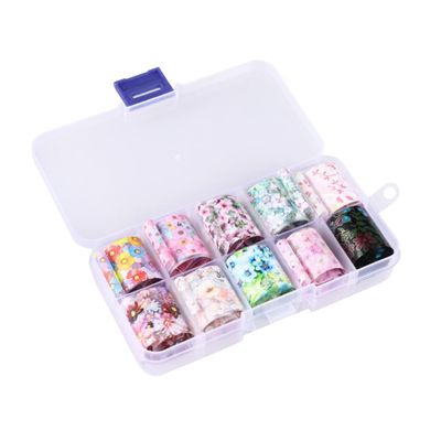 DIY Nail Art Stickers, 10-Piece Paper Set