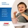 reer Silicone Straws for Toddlers and Children, 4-Pack with Cleaning Brush view 2