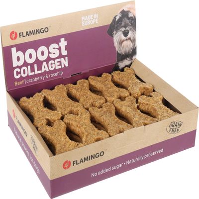 Flamingo Boost Bones with Beef and Collagen, 30 ct, 720 g