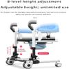 Patient Transfer Lift Chair with 180° Split Seat view 3