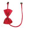 Adjustable Pet Bow Tie Collar in Red view 2