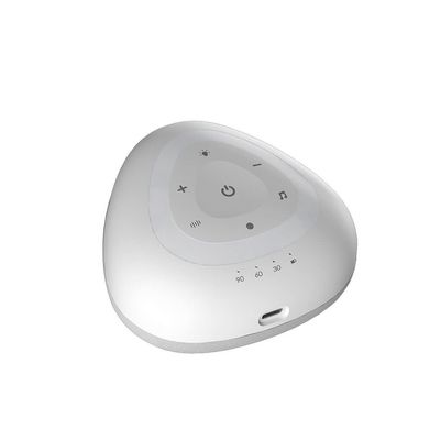 dijiusidy Noise Sleep Instrument, Small Sleep Aid, Stress Relief Device for Insomnia, Gray, Bluetooth