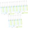 Healvian 3 Sets Foldable Travel Toothbrushes with Soft Bristles, Mini Oral Cleaning Brush, 10 Pieces × 3 view 1