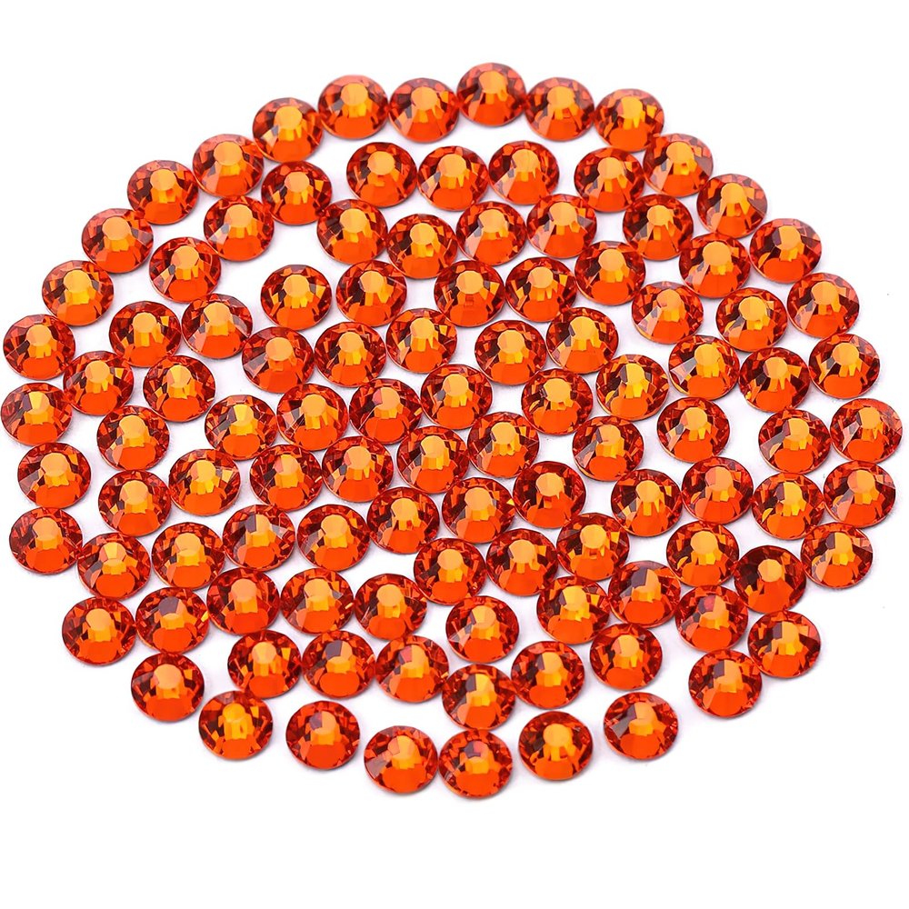 YHMQ DU 1,440-Piece Nail Rhinestones, Hyacinth SS12, 2.8–3.0 mm