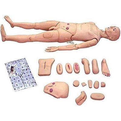 YXZYFPP Professional 170 cm Life-Size Patient Care Manikin for Men and Women, Interchangeable CPR Training Simulator