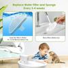 CENMEN Cat Fountain Filter, 3-Pack Replacement Filters and 6-Pack Filter Sponge view 2