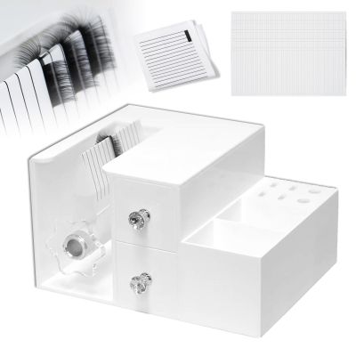 json2xml Eyelash Fan Maker and Separator for False Lash Extensions with Storage Box