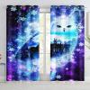 KIDSLOVE Owl Blackout Curtains, Cartoon Owl Privacy Curtains for Bedroom or Children's Room (3,100 x 140 cm W x H / 50 x 140 cm x 2) view 2