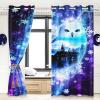 KIDSLOVE Owl Blackout Curtains, Cartoon Owl Privacy Curtains for Bedroom or Children's Room (3,100 x 140 cm W x H / 50 x 140 cm x 2) view 4
