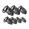 KANGYEBAIHUODIAN Soft Plastic and Leather Dog Muzzle, Bk, XXXL view 3