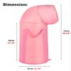 Foldable Foot Bath Basin, Pink, 15 L view 3